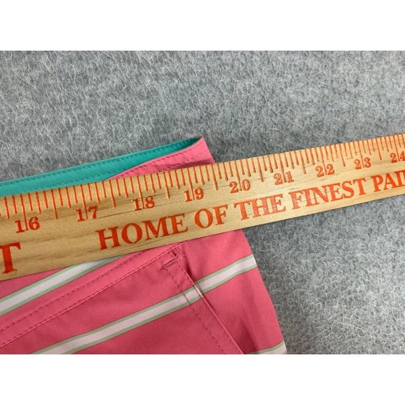 Bonobos Striped Lined Swim‎ Trunks Shorts (Men's Size 38) Pink - Picture 4 of 9
